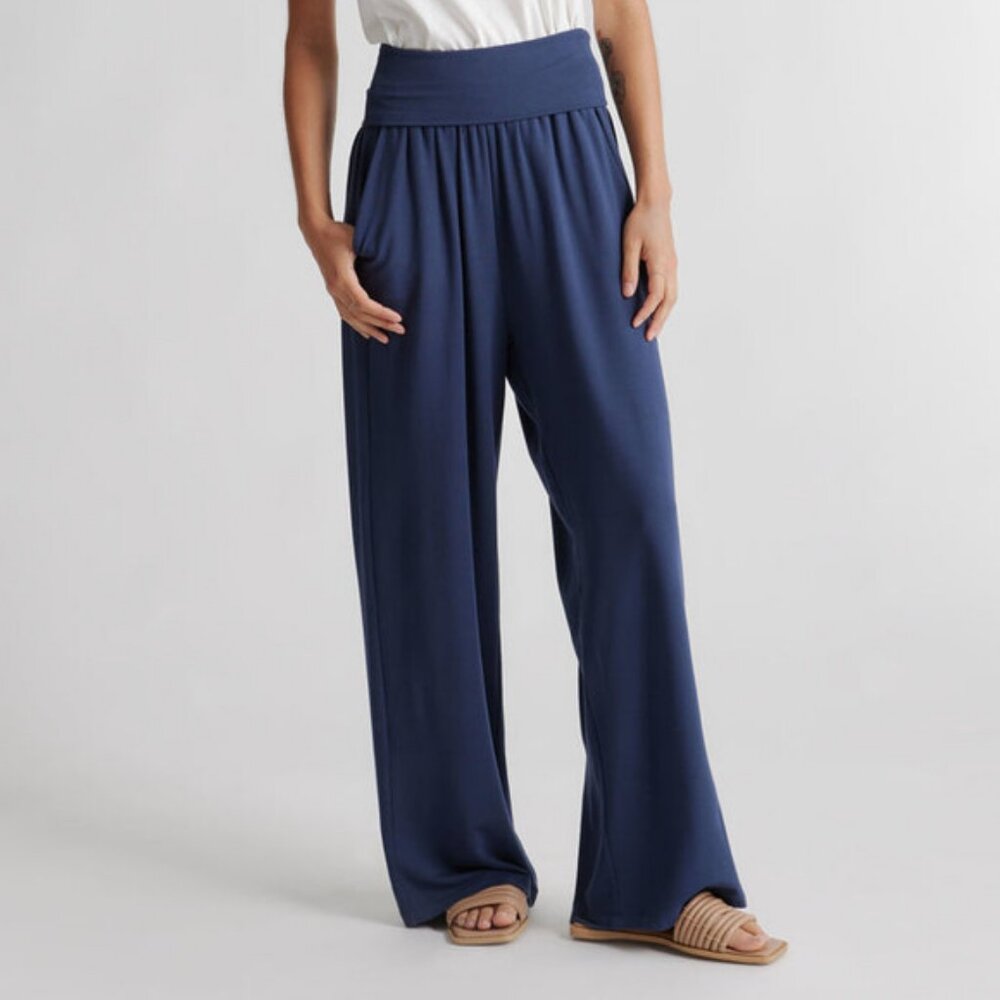 French Terry Modal Wide Leg Pants